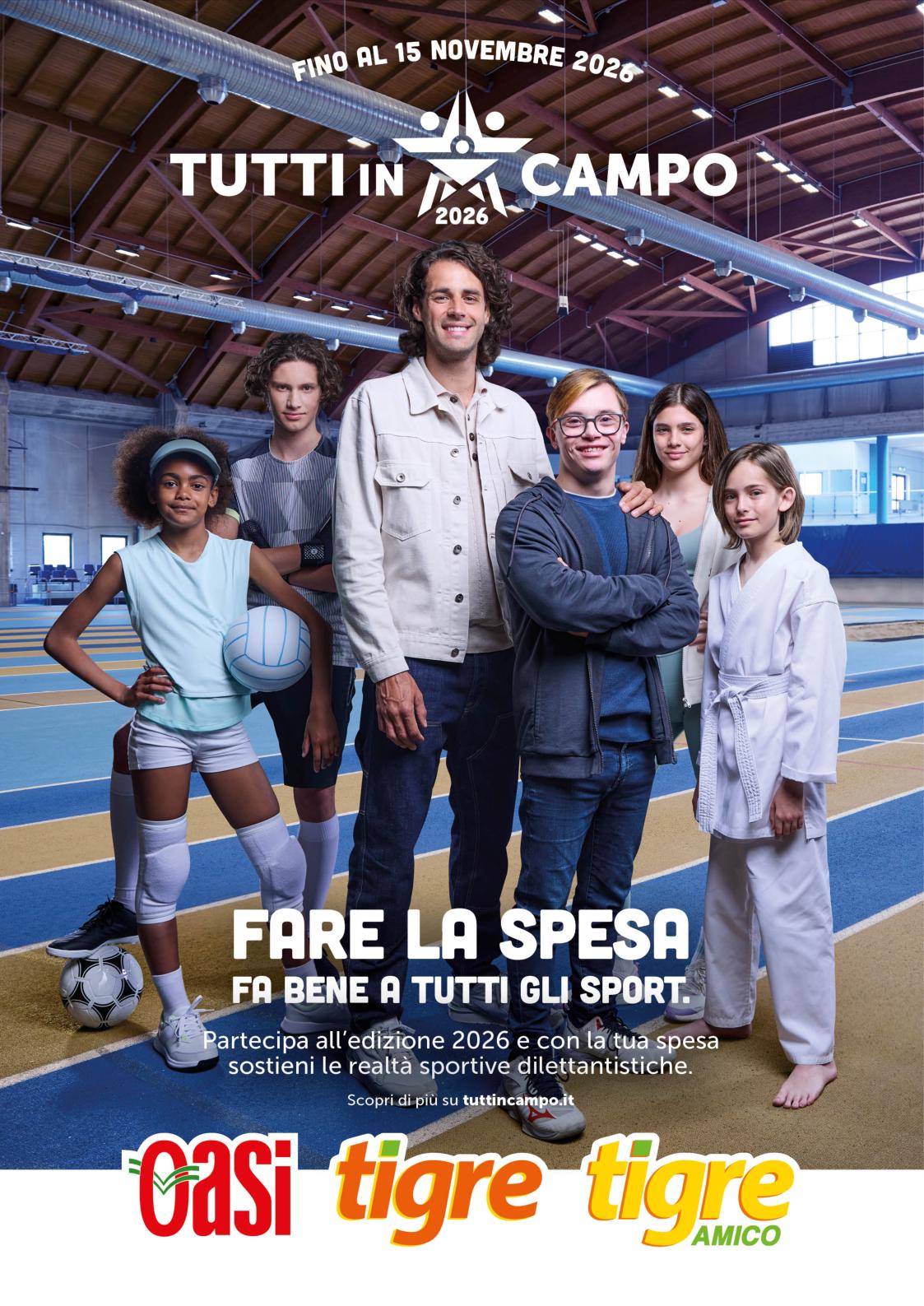 Speciale Oasi Tigre - 3° paniere Tutti in campo 2026