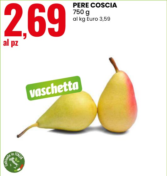 Pere Coscia 750 g