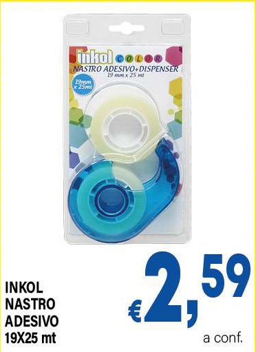 Nastro adesivo 19x25 mt