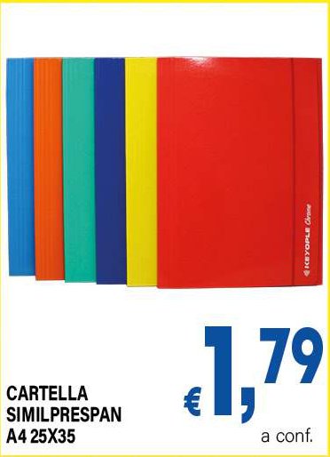 Cartella similprespan A4 25x35
