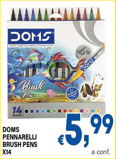 Pennarelli Brush Pens X14