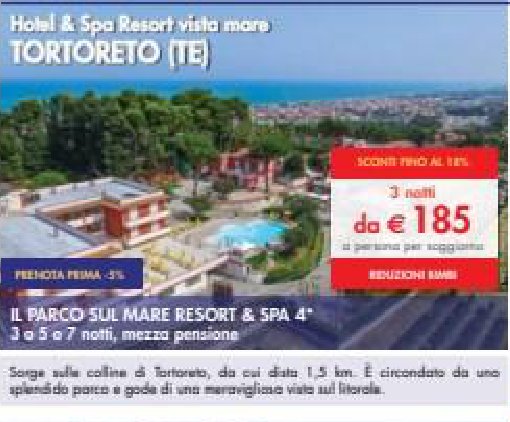 Il Parco sul Mare Resort & SPA 4* - soggiorno a Tortoreto (TE), 7 notti