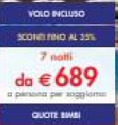 Hotel Cala della Torre 4* - 7 notti, pensione completa con bevande ai pasti, soggiorno con volo incluso