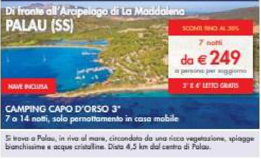 Camping Capo d'Orso 3* - Palau (SS)