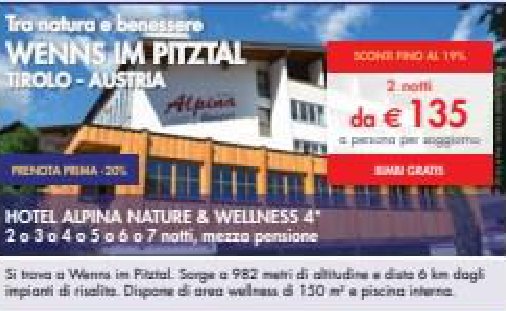 Hotel Alpina Nature & Wellness 4* – Wenns im Pitztal, Tirolo