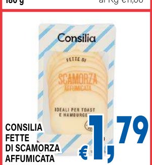 Fette di scamorza affumicata 140 g