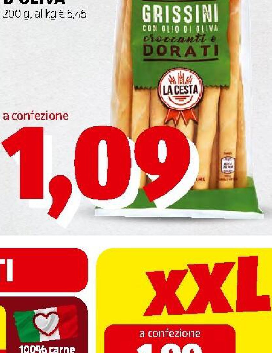 Grissini all'olio d'oliva 200 g
