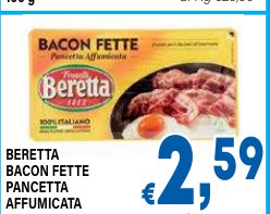 Bacon Fette Pancetta Affumicata