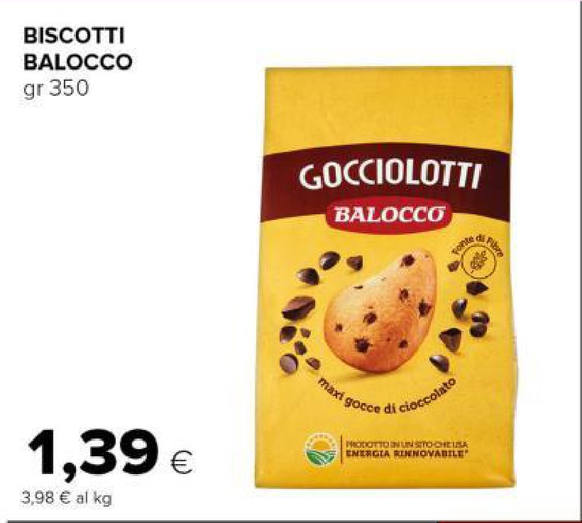 Biscotti Gocciolotti Balocco