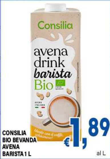 Bio Bevanda Avena Barista 1 L