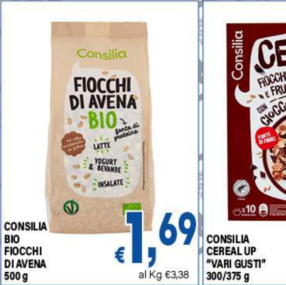 Consilia Bio Fiocchi di Avena 500 g
