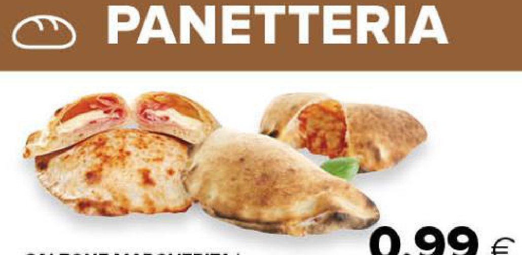 Calzone Margherita/Prosciutto al forno gr 90