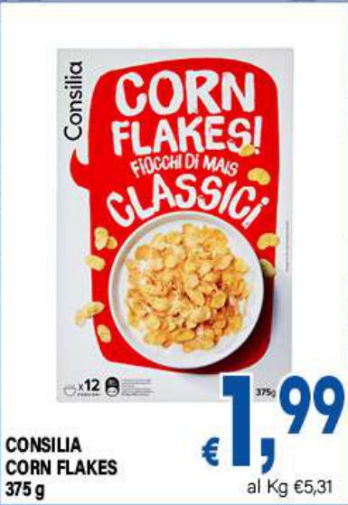 Consilia Corn Flakes 375 g