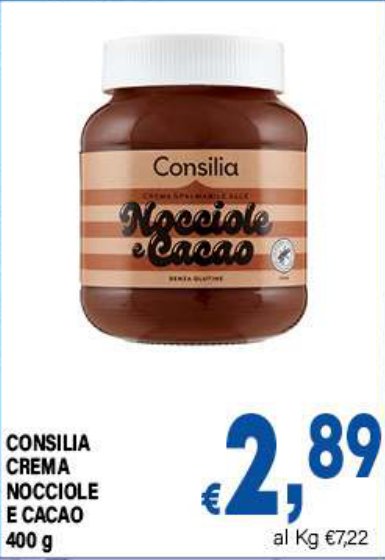 Consilia Crema Nocciole e Cacao 400 g