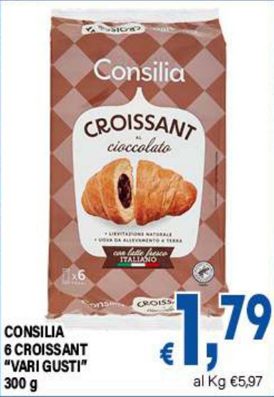 Consilia 6 Croissant "Vari Gusti" 300 g