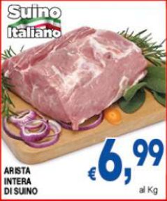 Arista intera di suino