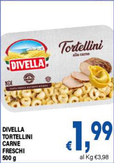 Divella Tortellini carne freschi 500 g