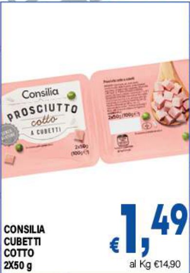 Cubetti cotto 2 x 50 g