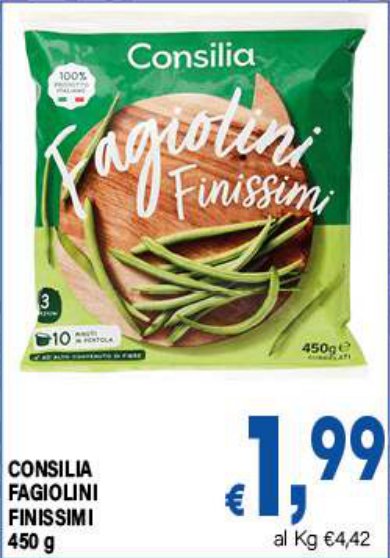 Fagiolini finissimi 450 g