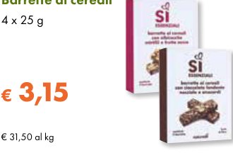 Barrette ai cereali