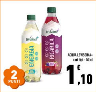 Acqua Levissima+ vari tipi, 50 cl