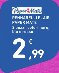Pennarelli Flair, 3 pezzi