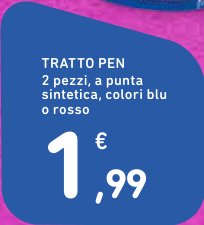 Tratto Pen, 2 pezzi, a punta sintetica