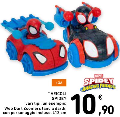 Veicoli Spidey assortiti