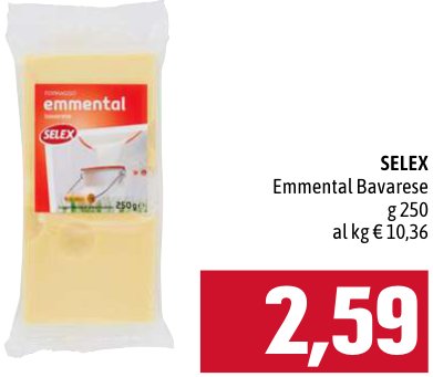 Selex Emmental Bavarese 250 g