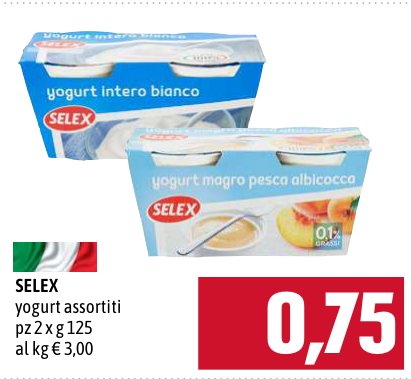 Selex Yogurt assortiti