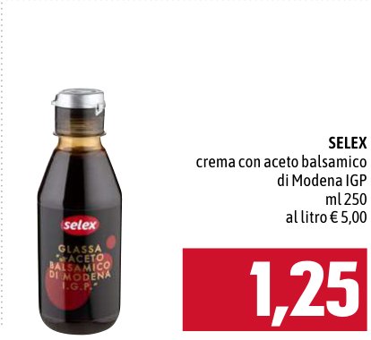 Selex Crema con aceto balsamico di Modena IGP