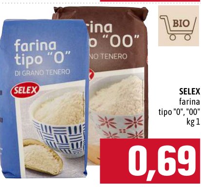 Selex Farina tipo 0 o 00 1 kg