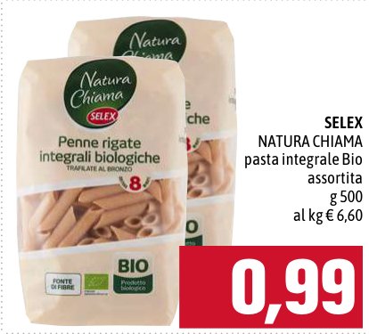 Natura Chiama Pasta integrale biologica assortita g 500