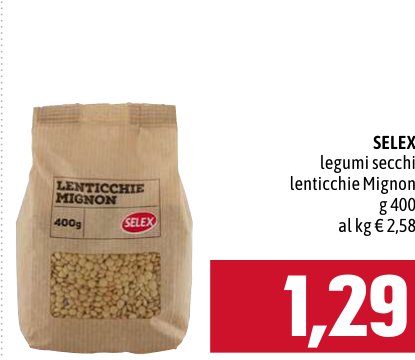 Selex Lenticchie Mignon 400 g