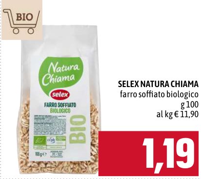 Selex Natura Chiama Farro soffiato biologico 100 g