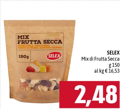 Selex Mix di frutta secca 150 g