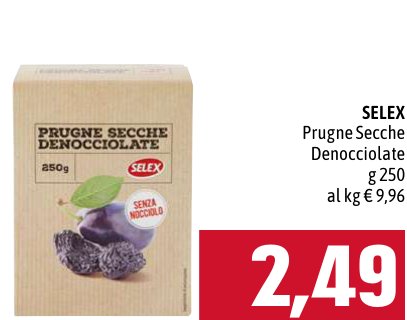Selex Prugne secche denocciolate 250 g