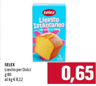 Selex Lievito per dolci 80 g