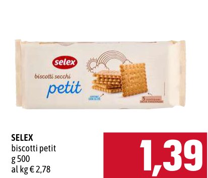 Selex Biscotti petit g 500