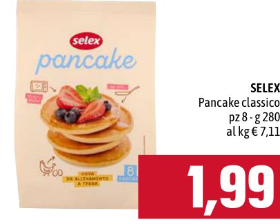 Selex Pancake classico, 8 pezzi, 280 g