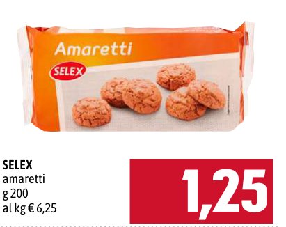 Selex Amaretti, 200 g