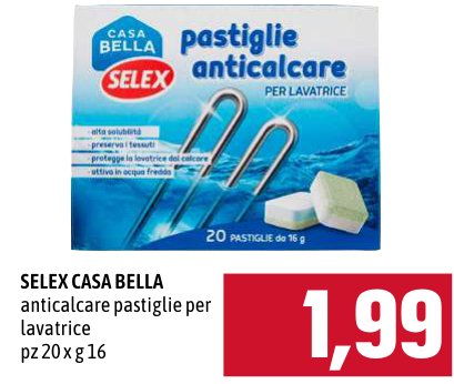 Anticalcare pastiglie per lavatrice 20 x 16 g
