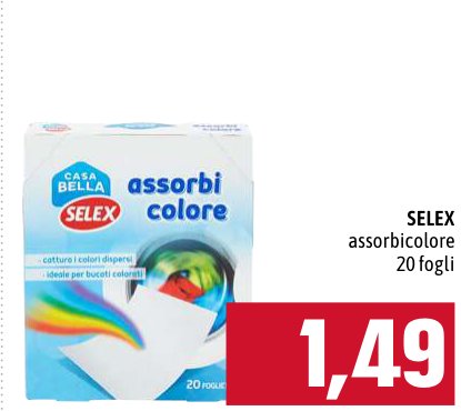 Assorbicolore 20 fogli