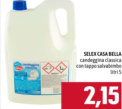 Candeggina classica con tappo salvabimbo 5 litri