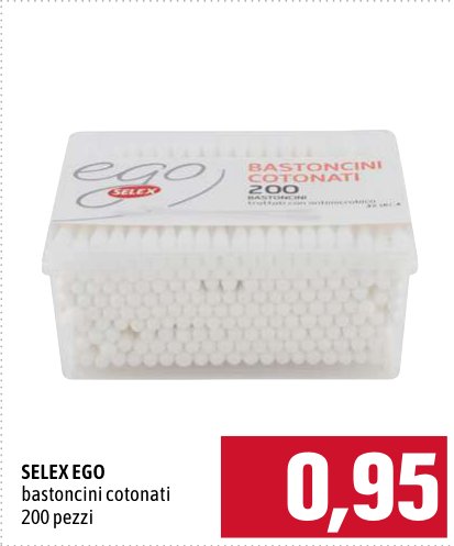 Bastoncini cotonati 200 pezzi