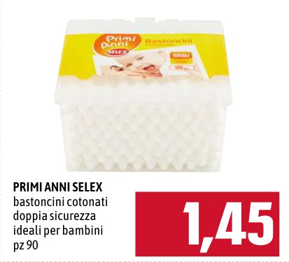 Bastoncini cotonati doppia sicurezza ideali per bambini, 90 pezzi