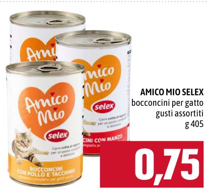 Bocconcini per gatto gusti assortiti 405 g