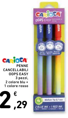 Penne cancellabili OOPS Easy