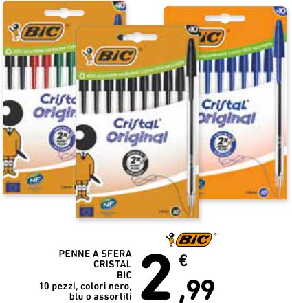 Penne a sfera Cristal