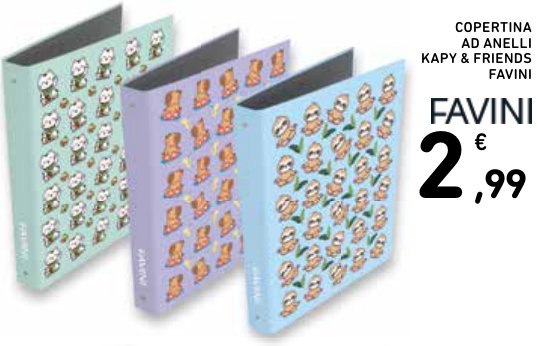 Copertina ad anelli Kapy & Friends